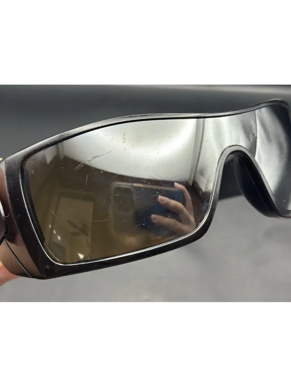 Oakley Batwolf Polished Black/Bronze Iridium Polarized Lenses
